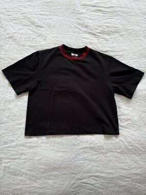 Daily Paper Collar Logo Shirt Cropped